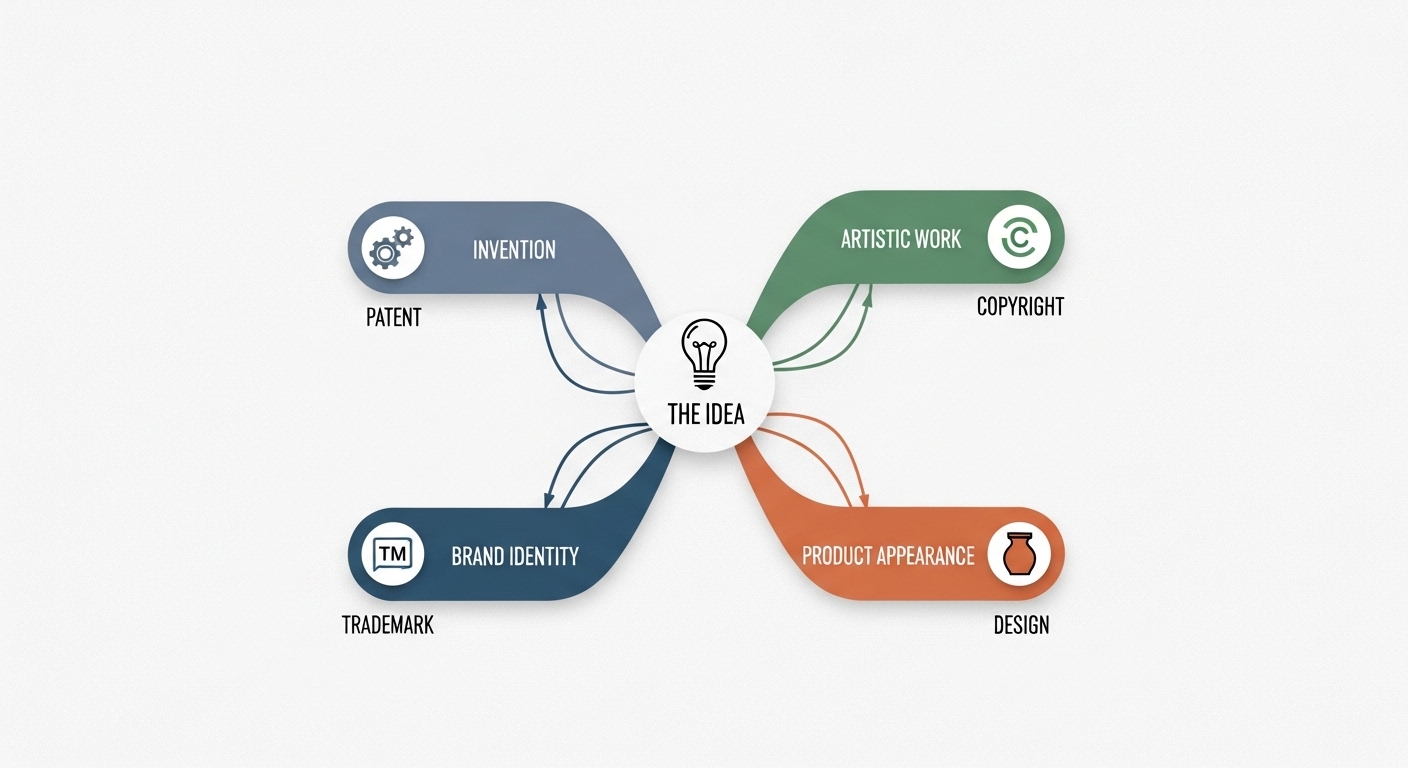 특허권 vs 저작권 vs 상표권, 내게 맞는 권리