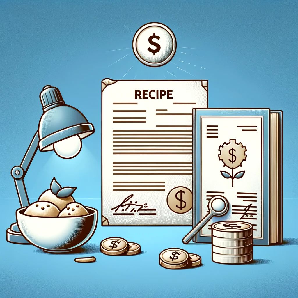 음식 레시피 특허비용